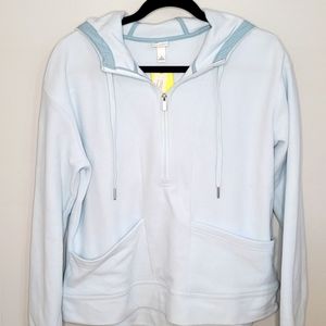 All in Motion Hooded Fleece Light Blue Size Medium